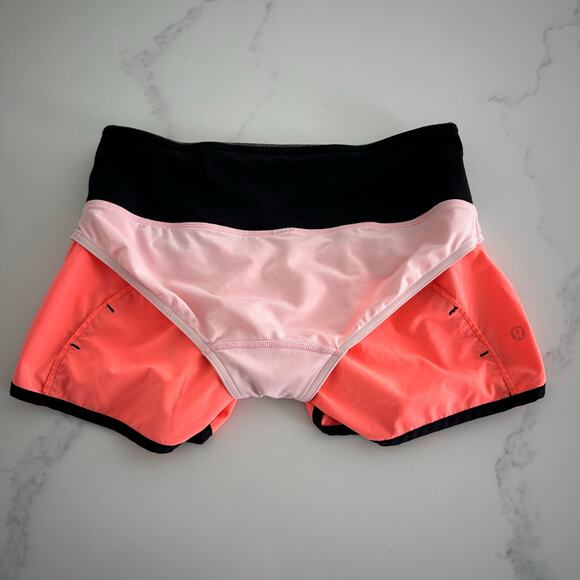 Lululemon Pink Shorts Size 4 - Picture 4 of 10